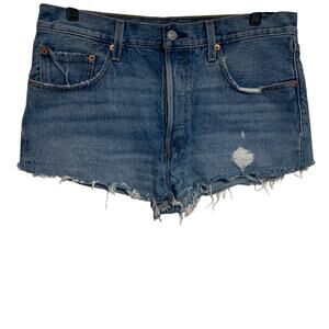 Levi's 501 Button Fly Jean Shorts Womens Size 30